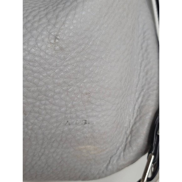 Coach BLEECKER PEBBLED LEATHER SULLIVAN HOBO (COACH F31623) SILVER/SOAPSTONE - Picture 7 of 14